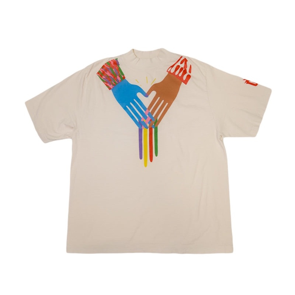 NJ NY Gotham FC Pride Capsule Collection Short Sleeve Mock Neck Oversize T-Shirt